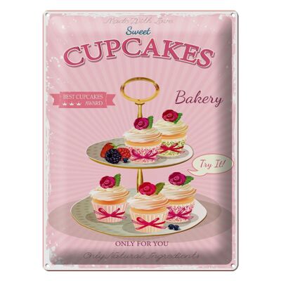 Blechschild Essen 30x40cm sweet Cupcakes best award