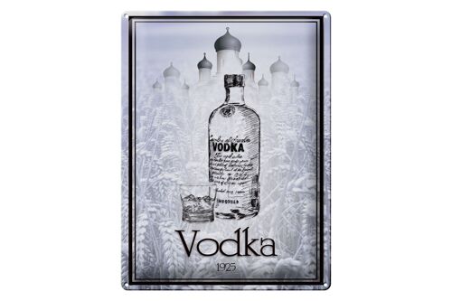 Blechschild 30x40cm 1925 Vodka imported