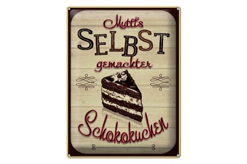 Blechschild Spruch 30x40cm Muttis selbst gemachter Kuchen