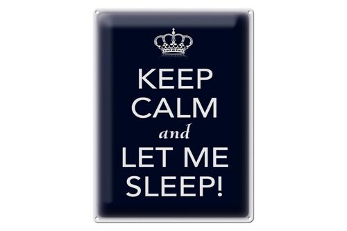 Blechschild Spruch 30x40cm Keep Calm and let me sleep
