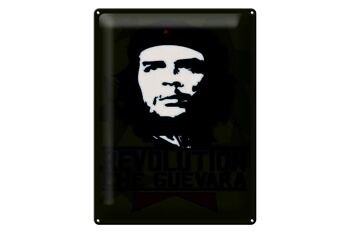 Signe en étain rétro 30x40cm, révolution Che Guevara Cuba 1
