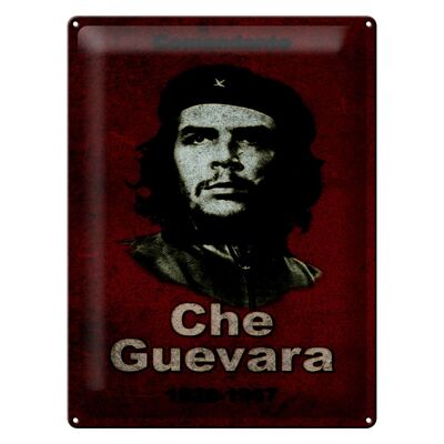 Targa in metallo retrò 30x40 cm Comandante Che Guevara 1928-1967