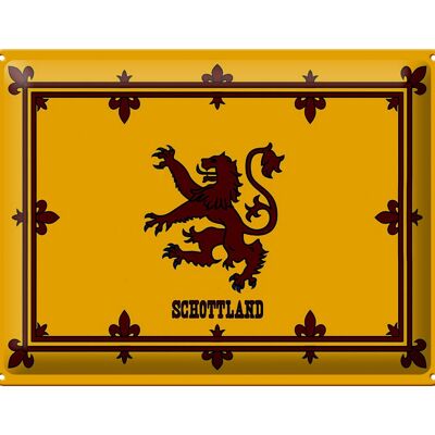 Drapeau en étain 40x30cm, armoiries royales d'Écosse