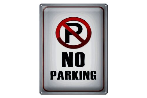 Blechschild Hinweis 30x40cm Parkplatz No Parking