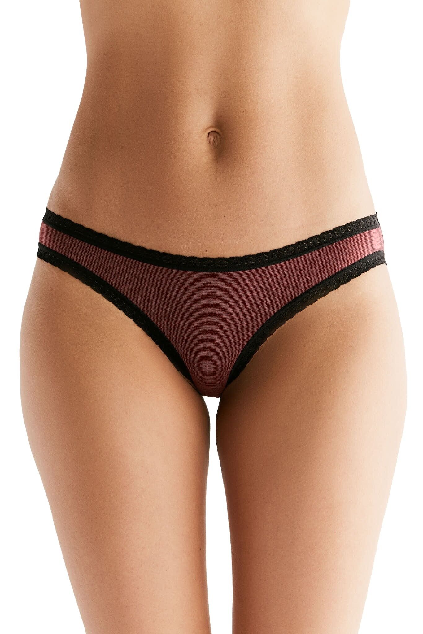 1111-062 | Slip da donna - caffè/ruggine