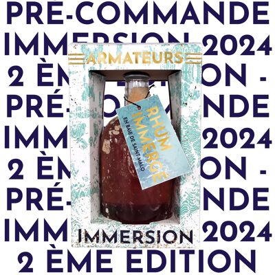 PRÉ-COMMANDE Immersion 2024 – Rhum Immergé