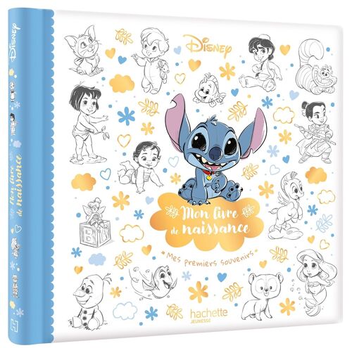 LIVRE - DISNEY - Mon livre de naissance, mes premiers souvenirs (Stitch)