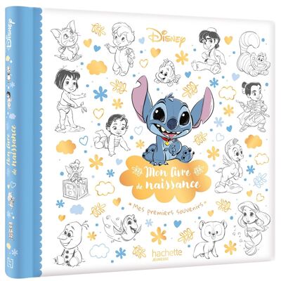LIVRE - DISNEY - Mon livre de naissance, mes premiers souvenirs (Stitch)