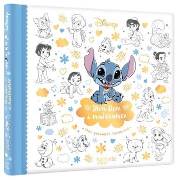 LIVRE - DISNEY - Mon livre de naissance, mes premiers souvenirs (Stitch) 1