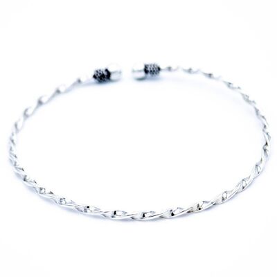 Bracciale rigido in argento