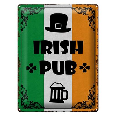 Blechschild Spruch 30x40cm Irish Pub Bier