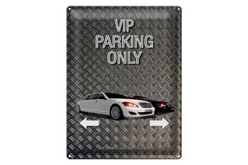Panneau en étain indiquant 30x40cm Parking VIP parking uniquement 1