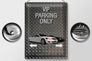 Panneau en étain indiquant 30x40cm Parking VIP parking uniquement 2