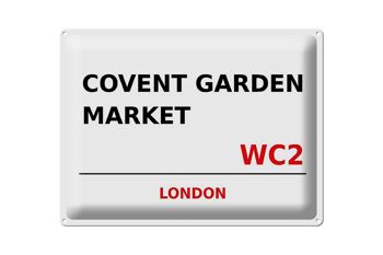 Plaque en tôle Londres 40x30cm Covent Garden Market WC2 1