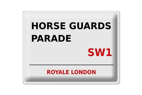 Blechschild London 40x30cm Royale Horse Guards Parade SW1