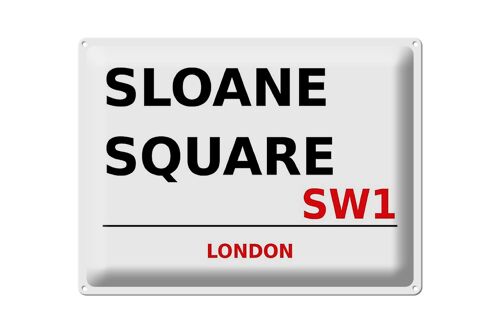 Blechschild London 40x30cm Sloane Square SW1