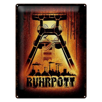 Blechschild Spruch 30x40cm Ruhrpott Ruhrgebiet