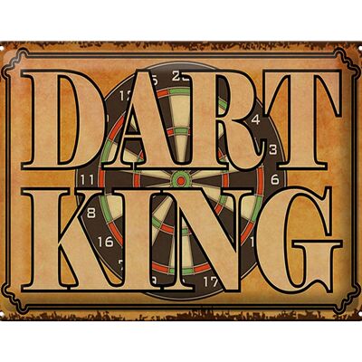 Cartel de chapa que dice 40x30cm Decoración de pared Dart King