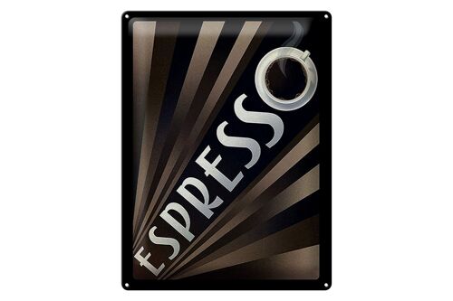 Blechschild Spruch 30x40cm Espresso Kaffee