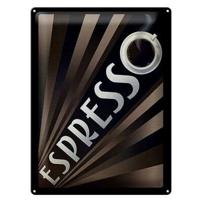 Blechschild Spruch 30x40cm Espresso Kaffee