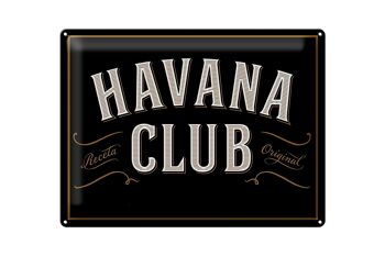 Plaque en tôle disant 40x30cm Havana Club 1