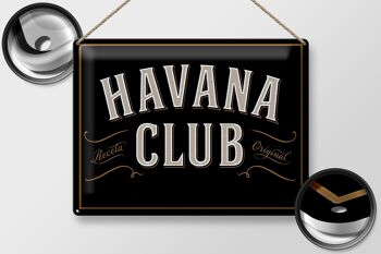 Plaque en tôle disant 40x30cm Havana Club 2