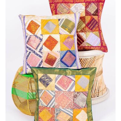 Rhombus and Colors Cushion Cover
