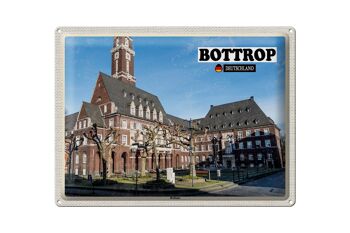 Plaque en tôle Villes Bottrop Mairie Architecture 40x30cm 1