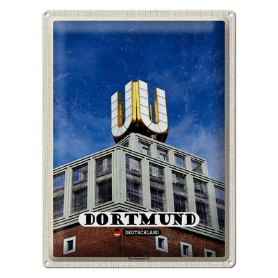Metal sign cities Dortmund Dortmunder U 30x40cm