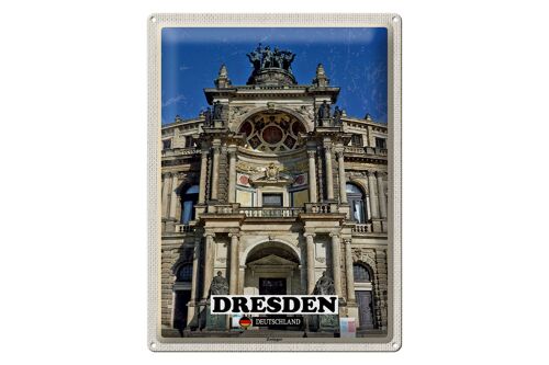 Blechschild Städte Dresden Zwinger Architektur 30x40cm