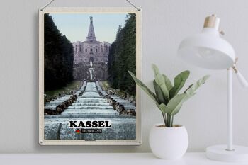 Plaque en tôle Villes Kassel Wilhelmshöhe Architecture 30x40cm 3