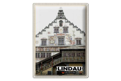 Blechschild Städte Lindau Rathaus Architektur 30x40cm