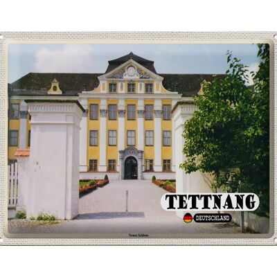 Blechschild Städte Tettnang Neues Schloss Architektur 40x30cm