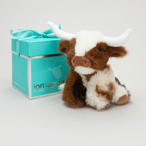 Mini Texas Longhorn Cow