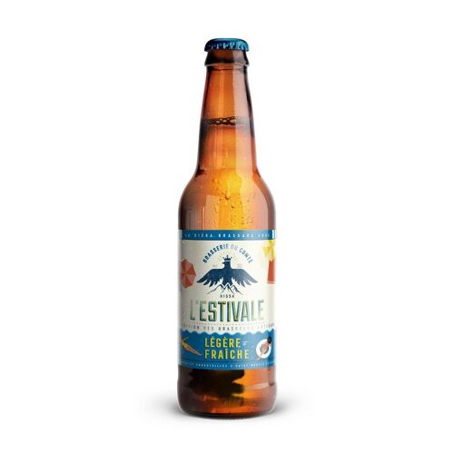 Bière L'Estivale Blonde Bio du Mercantour 33cl