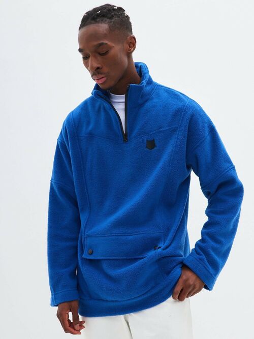 Blue Fleece sweatshirt CATFLEESM