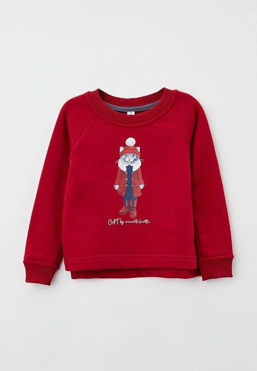 Printed sweatshirt CHRISTMAS KITTY