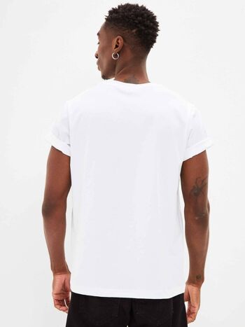T-shirt imprimé blanc DANDY CAT 9