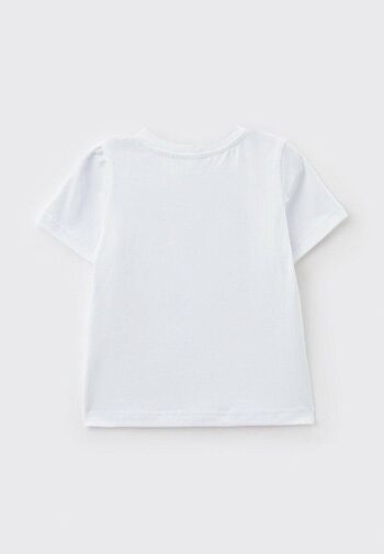 T-shirt imprimé blanc KITTY 2
