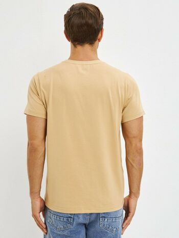 T-shirt imprimé beige ROCKER CAT 5