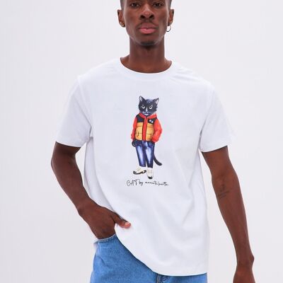 Printed T-shirt SPORT CASUAL CAT