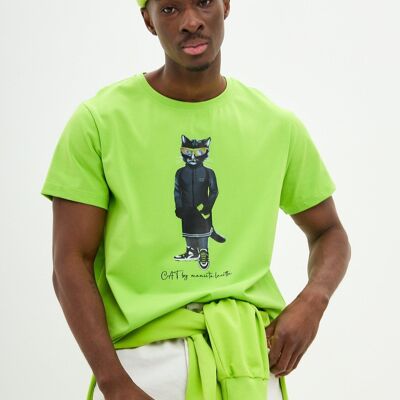 T-Shirt mit SPORT CAT-Print