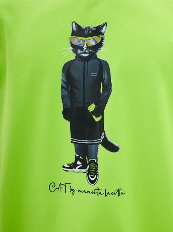 T-shirt imprimé SPORT CHAT 4