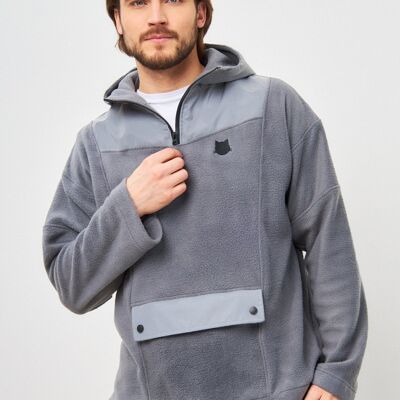Fleece hoodie CATRAINM