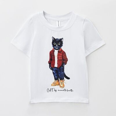 T-Shirt mit Aufdruck COUNTRY CAT