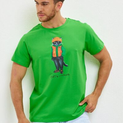 T-shirt stampata FELPA CON CAPPUCCIO CAT
