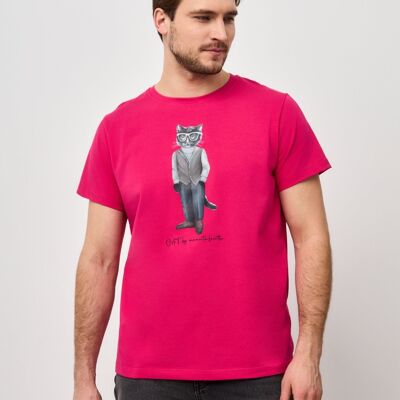 Bedrucktes T-Shirt MINIMALIST CAT