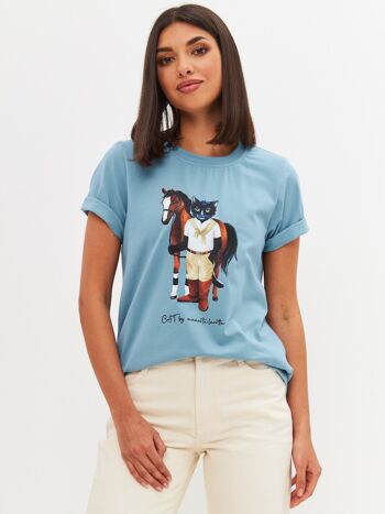 T-shirt imprimé RIDER CAT 5