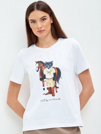 T-shirt imprimé RIDER CAT 8