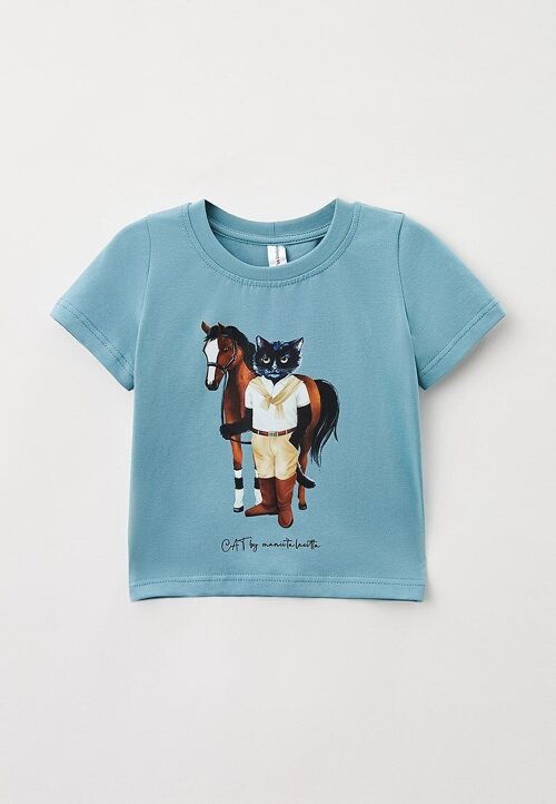 Printed T-shirt RIDER CAT